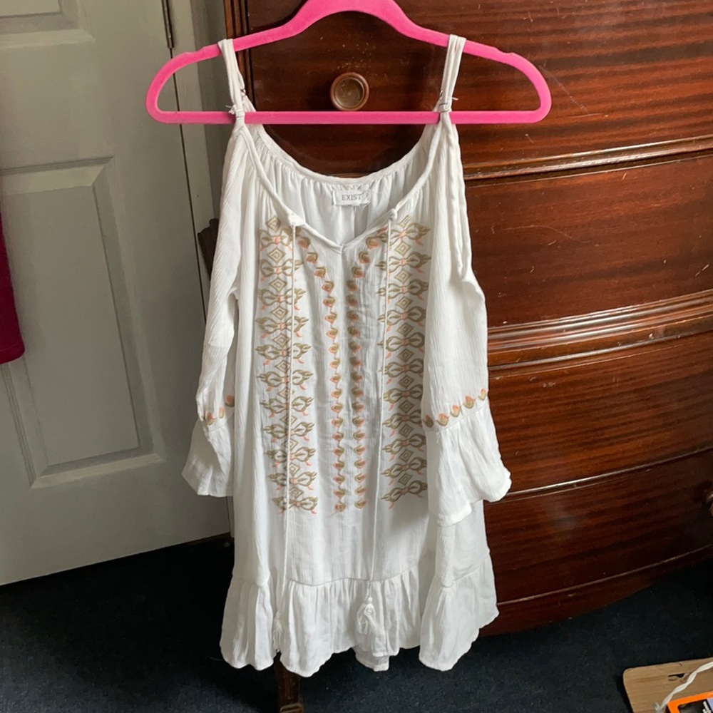 Cold shoulder dress